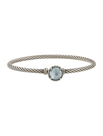 David Yurman Topaz Petit Châtelaine Bangle Bracelet