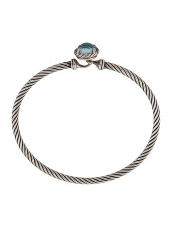 David Yurman Topaz Petit Châtelaine Bangle Bracelet