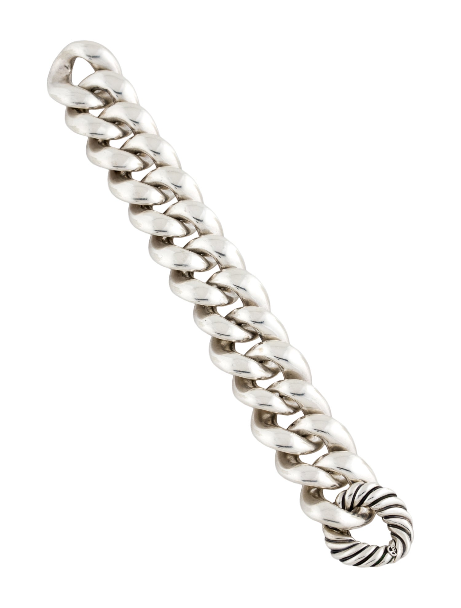 David Yurman Wide Curb Link Chain Bracelet