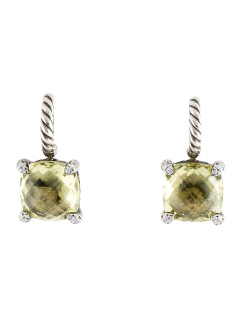 David Yurman Quartz & Diamond Châtelaine® Drop Earrings