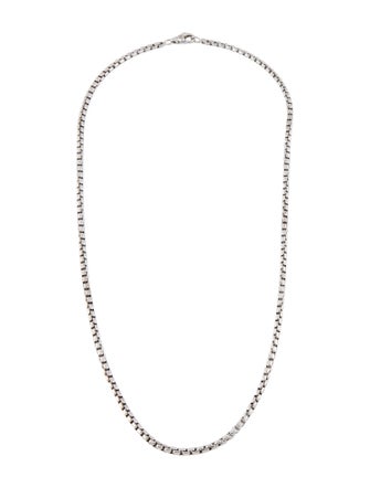 David Yurman 18K Box Chain Necklace
