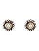 David Yurman Cultured Pearl Cookie Stud Earrings