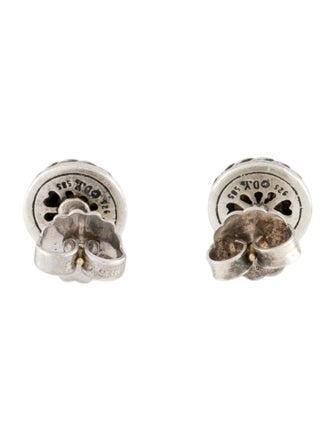 David Yurman Cultured Pearl Cookie Stud Earrings