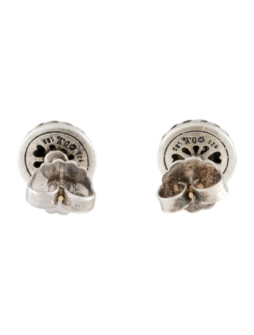 David Yurman Cultured Pearl Cookie Stud Earrings