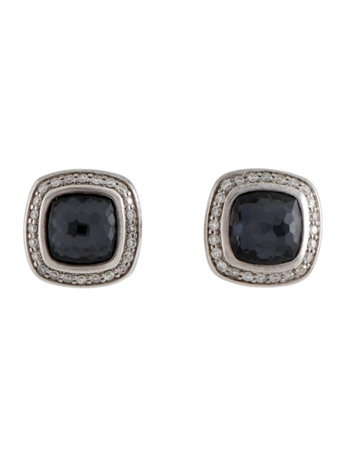 David Yurman Black Orchid & Diamond Petite Albion Earrings