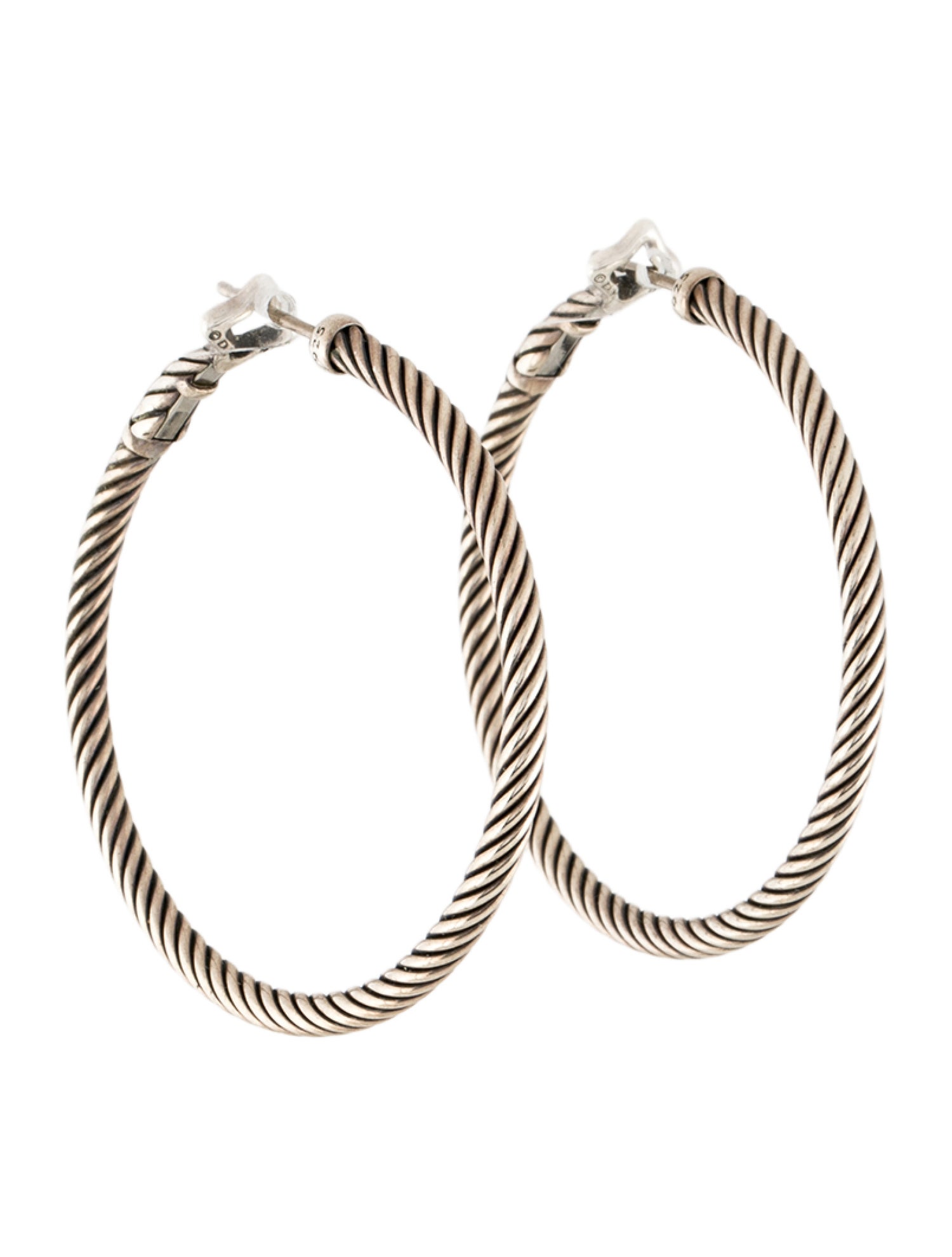 David Yurman Cable Classics Large Hoop Earrings