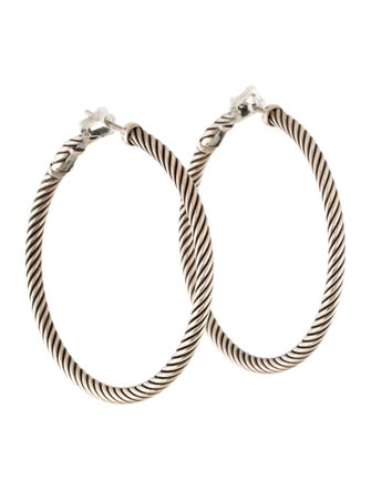 David Yurman Cable Classics Large Hoop Earrings