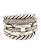 David Yurman Diamond Wellesley 4 Row Ring