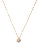 David Yurman 18K Diamond Starburst Pendant Necklace
