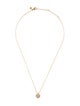 David Yurman 18K Diamond Starburst Pendant Necklace