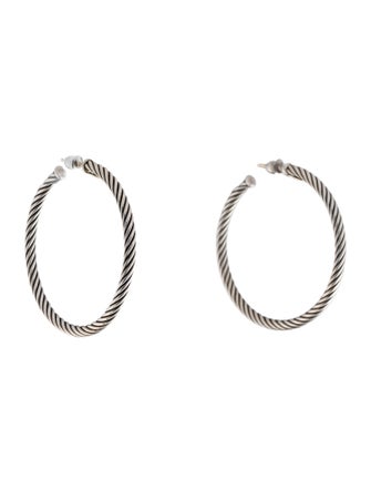 David Yurman Cable Hoop Earrings
