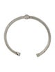 David Yurman Diamond Classic Cable Station Bracelet, 4mm