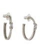 David Yurman Diamond Petite X Hoop Earrings