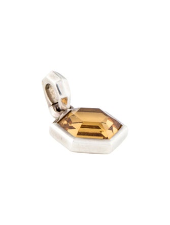 David Yurman Citrine Hexagon Amulet Pendant