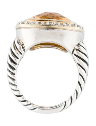 David Yurman Citrine & Diamond Albion Ring