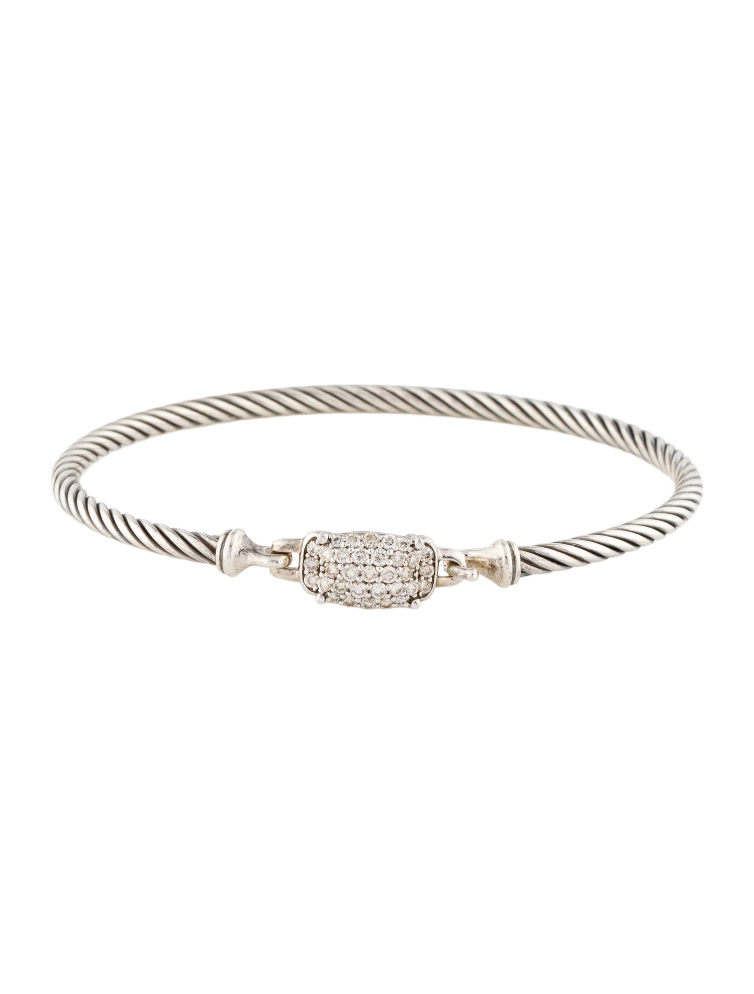 David Yurman Diamond Petite Wheaton Bracelet