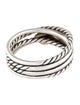 David Yurman Two-Tone X Crossover Band
