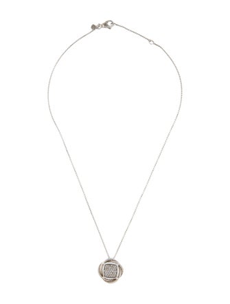 David Yurman Diamond Infinity Pendant Necklace
