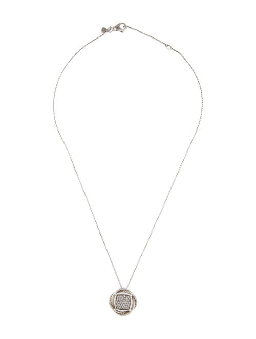David Yurman Diamond Infinity Pendant Necklace
