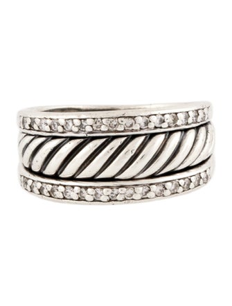 David Yurman Diamond Sculpted band