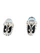 David Yurman Topaz & Diamond Shrimp Earclips