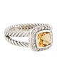 David Yurman Citrine & Diamond Albion Cocktail Ring
