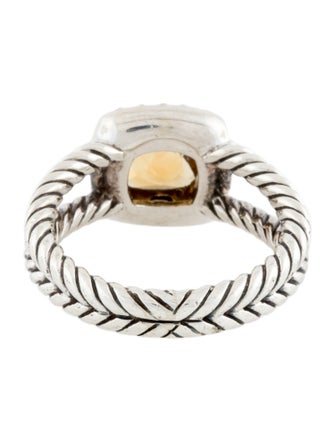 David Yurman Citrine & Diamond Albion Cocktail Ring