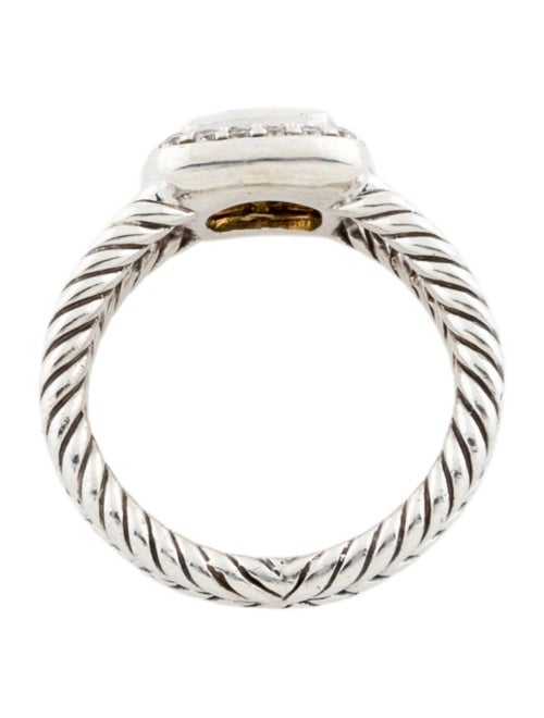 David Yurman Citrine & Diamond Albion Cocktail Ring