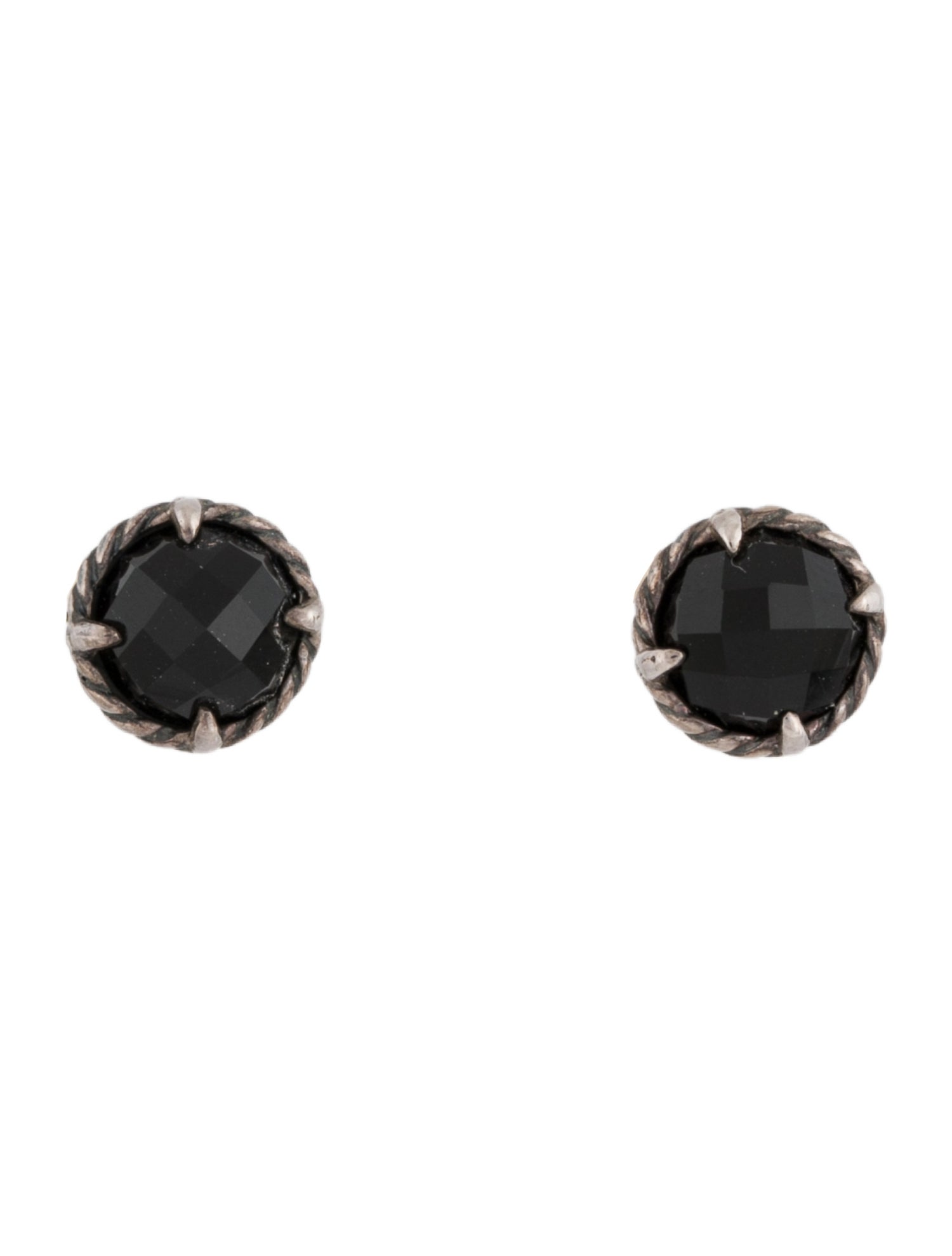 David Yurman Onyx Chatelaine Studs