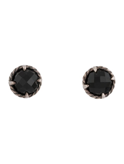 David Yurman Onyx Chatelaine Studs