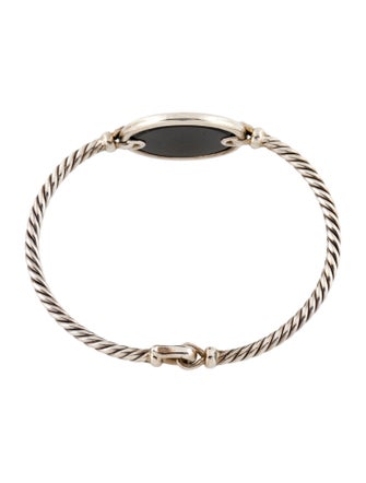 David Yurman Onyx & Diamond DY Elements Bracelet