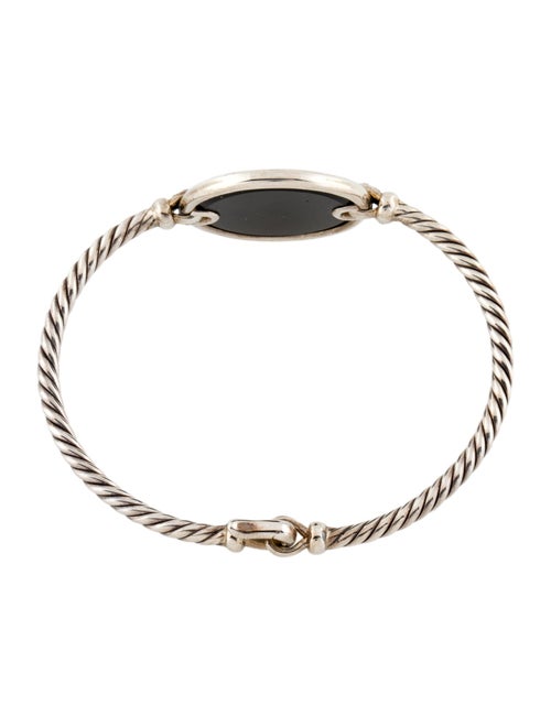 David Yurman Onyx & Diamond DY Elements Bracelet