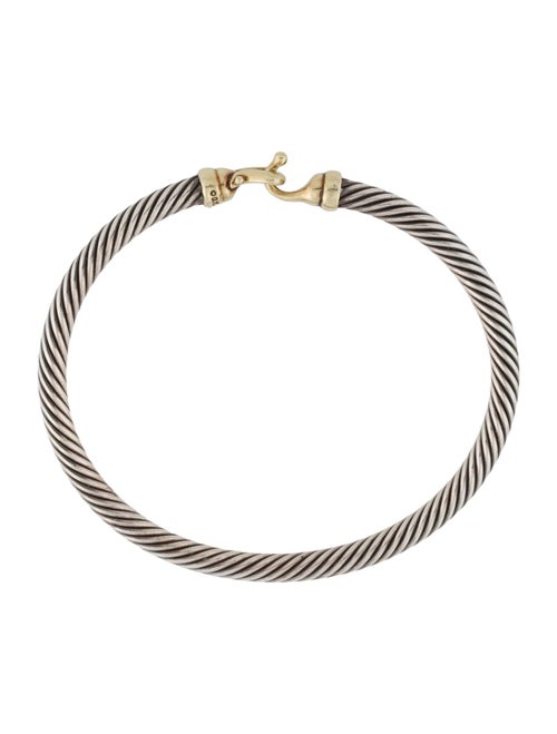 David Yurman Two-Tone Buckle Classic Cable Bracelet
