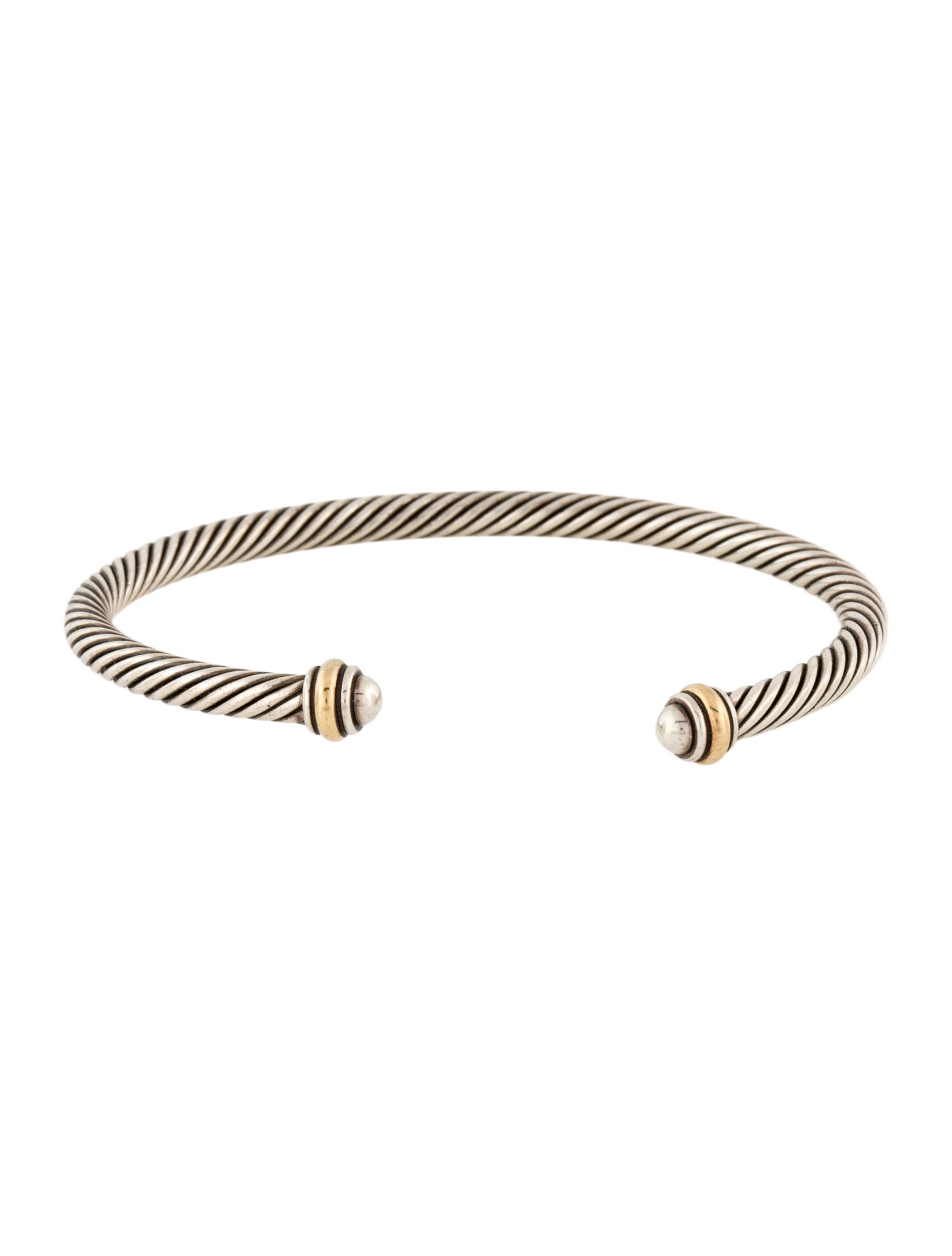 David Yurman Two-Tone Classic Cable Bracelet