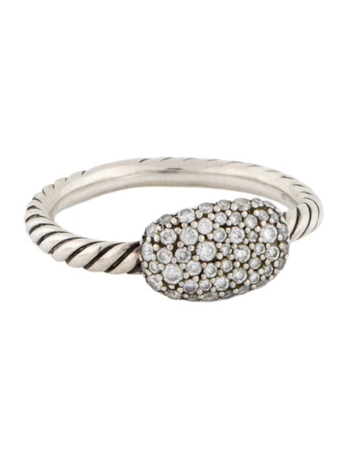 David Yurman Diamond Cushion Pave Ring