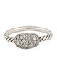 David Yurman Diamond Cushion Pave Ring
