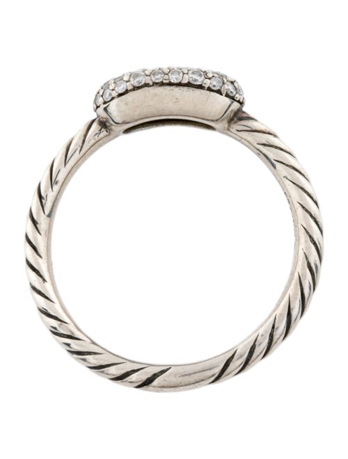David Yurman Diamond Cushion Pave Ring