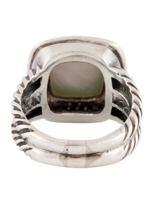 David Yurman Mother Of Pearl & Diamond Albion Ring