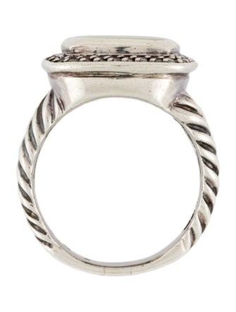 David Yurman Mother Of Pearl & Diamond Albion Ring