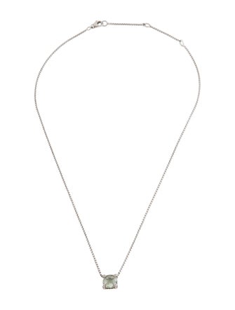 David Yurman Prasiolite & Diamond Petite Chatelaine® Pendant Necklace