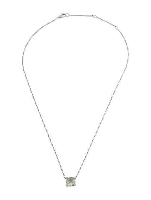 David Yurman Prasiolite & Diamond Petite Chatelaine® Pendant Necklace