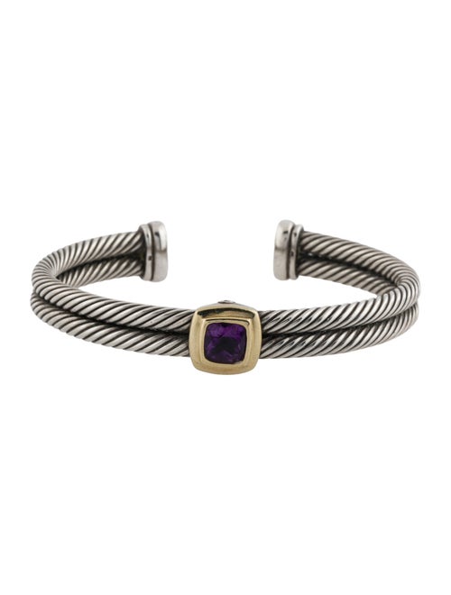 David Yurman Amethyst Double Cable Cuff