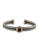 David Yurman Amethyst Double Cable Cuff