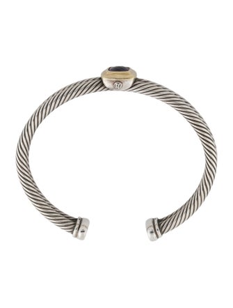 David Yurman Amethyst Double Cable Cuff