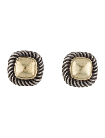 David Yurman Two-Tone Albion Stud Earrings