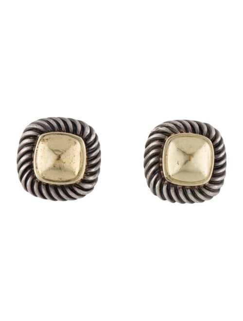 David Yurman Two-Tone Albion Stud Earrings