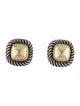 David Yurman Two-Tone Albion Stud Earrings