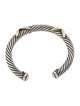 David Yurman Two-Tone Double X Classic Cable Cuff