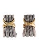 David Yurman Two-Tone Cable Earclips