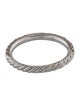 David Yurman 18K Diamond Cable Collectibles Stack Ring